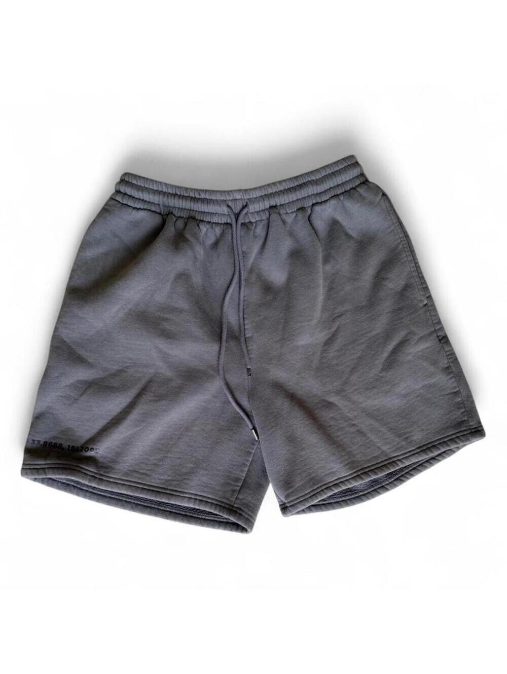 Meshki grey thick sweat shorts L LARGE